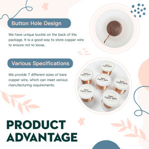 हॉबीवर्कर गोल्डन कॉपर बीडिंग वायर मल्टी गेज, पेशेवर और DIY आभूषण परियोजनाओं के लिए टिकाऊ और बहुमुखी - Product Image 3