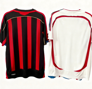 Maglia da <span class=keywords><strong>calcio</strong></span> retrò retrò della <span class=keywords><strong>serie</strong></span> AC classica maglia da <span class=keywords><strong>calcio</strong></span> retrò di qualità originale-Design da <span class=keywords><strong>calcio</strong></span> Kaka personalizzato da uomo - Product Image 1