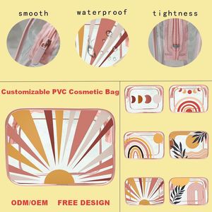 Cosmetic <b>Bag</b> Festival Gift <b>Bag</b> PVC <b>Transparent</b> Toiletry <b>Bag</b> Large Capacity Travel Storage Customized Logo - Product Image 1