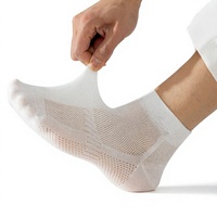 Chaussettes pour hommes en soie de mûrier, sans couture, à aiguille unique, fines, mi-mollet, en maille respirante, désodorisantes, sans coutures apparentes, pour l'été, décontractées et professionnelles