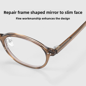 2025 hợp thời trang kính theo toa khung quang học Hàn Quốc phong cách mắt kính khung 86001 TR90 Kính mắt Frames cho tất cả các - Product Image 3