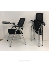 Chaise de formation pliable en maille pour salle de classe
