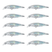 Nouveau Leurre Blancs 90mm/8g Japonais 3D Simulation Échelle De Poisson Motif Laser 3DR-X Minnow Transparent Appât Artificiel Corps Non Peint