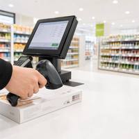 Lector de Códigos QR Portátil USB 2.4G Personalizado para Sistema de Operación Comercial Minorista Express