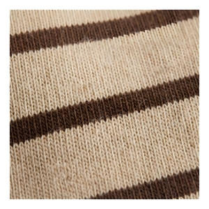 Sudadera con Capucha a Rayas para Hombre NEXTEX, Sudadera Informal con Bolsillo Canguro y Cordón Ajustable, Beige Marrón - Product Image 6