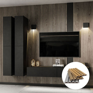 Nhà Máy Giá WPC Panel Tường Nội Thất không thấm nước Gỗ nhựa composite cho phòng khách/phòng ngủ - Product Image 3