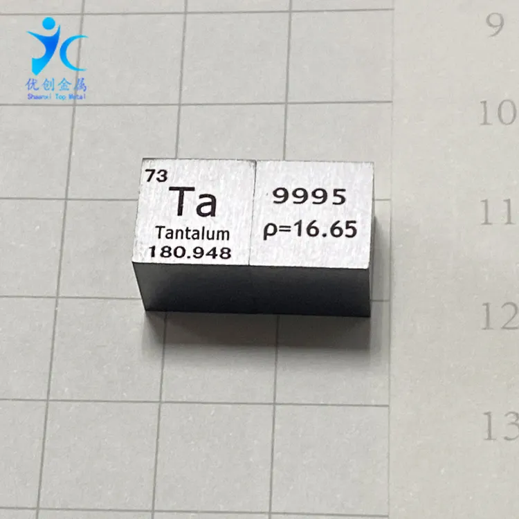 Bán Nguyên tố kim loại Tantalum tinh khiết được sử dụng cho bộ sưu tập