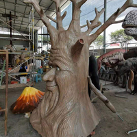 Mouvement de la bouche de haute qualité, Simulation de plante réaliste, mouvement d'arbre parlant, décoration de plante, Sculpture de plante pour l'extérieur et l'intérieur