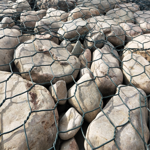 Dễ dàng cài đặt dây mạ kẽm nóng hộp gabion dệt PVC tráng lưới gabion lục giác lưới dây dẫn - Product Image 5