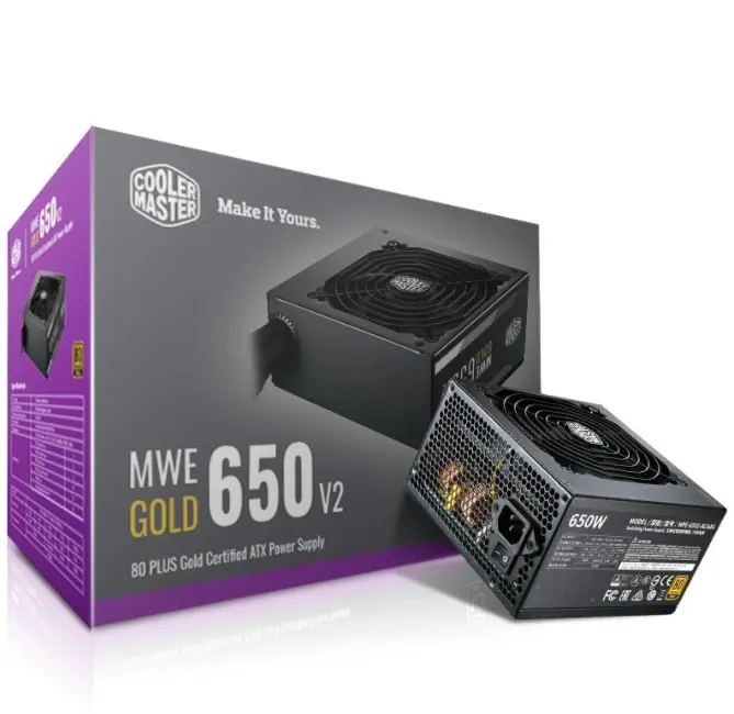 Блок питания для настольного компьютера Cooler Master MWE650 650 Вт