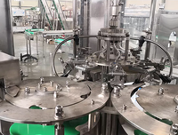 Machine automatique 3 en 1 de lavage, remplissage et bouchage pour la production de bouteilles d'eau minérale purifiée en PET