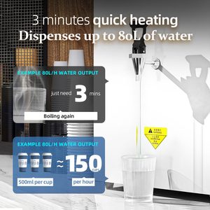 30L Wall-Mounted Stainless Steel Electric Hot <strong>Water</strong> <strong>Dispenser</strong> Drink <strong>Water</strong> Boiler - Product Image 6