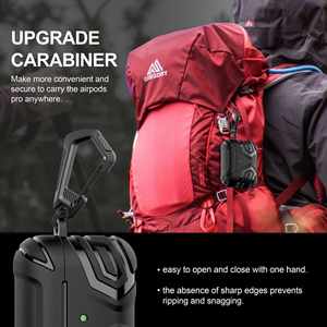 Funda de auriculares colorida de diseño de lujo para Apple AirPods Pro 2 funda protectora con hebilla de senderismo para AirPods 1 2 3 generaciones - Product Image 4