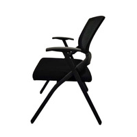 Chaise de bureau pliable à dossier en maille pour salle de conférence et formation