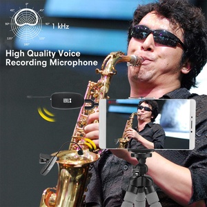 Micrófono Inalámbrico para Saxofón XTUGA KX621UHF, Micrófono Inalámbrico para Saxofón con Receptor, Micrófono Musical con Clip Inalámbrico - Product Image 6