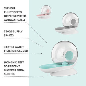 Nouveau luxe intelligent électrique ABS <span class=keywords><strong>3L</strong></span> chat chien automatique en plastique nourriture pour animaux distributeur d'eau potable <span class=keywords><strong>fontaine</strong></span> - Product Image 5