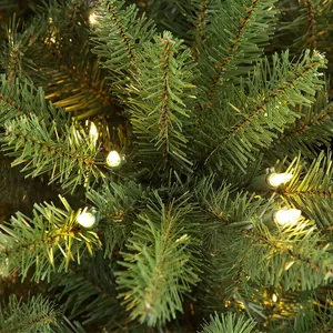 Arbre <span class=keywords><strong>de</strong></span> Noël artificiel en PVC pré-éclairé <span class=keywords><strong>de</strong></span> haute qualité (1,2 m à 3 m) avec lumières LED, base autoportante réutilisable, personnalisable – Vente en gros - Product Image 5