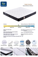 Matelas silencieux respirant à régulation de température, taille personnalisable, soulagement de la pression, pour un sommeil en toutes saisons