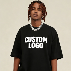 Camiseta de Alta Calidad, Tejido Sólido, Estilo Urbano, Personalizable con Logotipo Bordado o Impreso, 100% Algodón Grueso para Hombre - Product Image 2