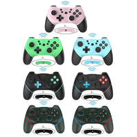 Controlador de juego NS Pro Conexión inalámbrica BT Control remoto de giroscopio de seis ejes de vibración dual para NS Switch LITE OLED Steam