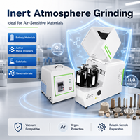 Mini broyeur à billes planétaire électrique TENCAN XQM-0.2S, haute précision, 4 stations, atmosphère inerte, pour nano-malaxage en laboratoire