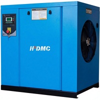 Compresseur d'air rotatif à vis stationnaire silencieux et lubrifié HPDMC PACK15 15KW 20HP 230V AC 81CFM 125psi, usage intensif, garantie 5 ans