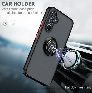 Per <span class=keywords><strong>Samsung</strong></span> <span class=keywords><strong>Galaxy</strong></span> M34 M54 M14 F14 M53 M51 <span class=keywords><strong>M33</strong></span> M31S M32 M13 F23 A23 F15 Cover opaca antiurto custodia posteriore ibrida con anello - Product Image 3