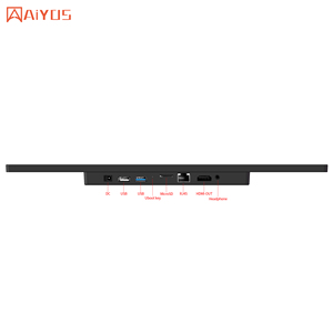 Ukuran 10.1 inci Fashion-All-in-One Tablet iklan PC papan reklame Digital tepi Ultra sempit untuk Lift Bandara 1 tahun OEM - Product Image 6