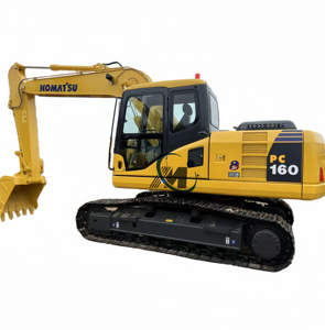 Excavatrice Komatsu PC160 PC220 PC130 PC400 PC450 d'occasion de haute qualité, bon état, prix bas, godet de 1,2 m, poids opérationnel de 16 tonnes - Product Image 1