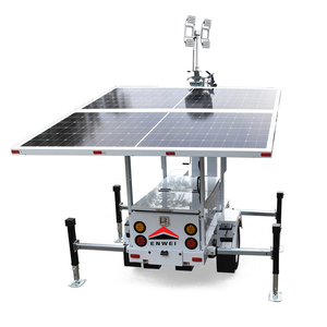 Système d'éclairage <span class=keywords><strong>solaire</strong></span> intelligent sur remorque, panneaux solaires mobiles, remorques LED pour l'éclairage des zones éloignées - Product Image 5