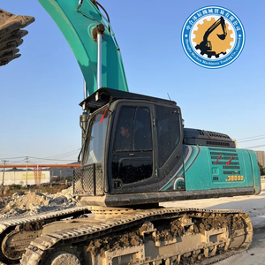 รถขุดไฮดรอลิกแบบตีนตะขาบ Kobelco SK380D ของแท้จากญี่ปุ่น ขนาด 38 ตัน สำหรับงานหนัก - Product Image 1