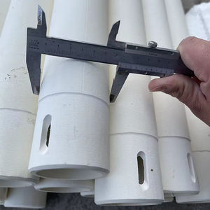 1200-1800C refrattario alto Al2O3 allumina ceramica rullo tubo forno per fornace di vetro - Product Image 2