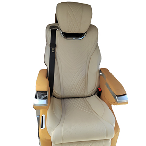 Siège Hiace Alphard personnalisé, neuf, haut de gamme, en cuir, électrique, à huit directions, avec écran tactile, charge sans fil, pour MPV, van, autocar - Product Image 1