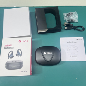 OME không dây mini kinh doanh Tai nghe chơi game chống thấm tiếng ồn hủy bỏ thể thao EarBuds Microphone hiển thị kỹ thuật số pin JL - Product Image 6