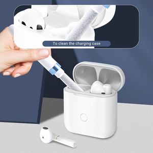 Auriculares inalámbricos 4 en 1 con logotipo personalizado, herramienta de limpieza de auriculares, Kit de limpiador de cepillo para Airpod, pluma de limpieza - Product Image 5