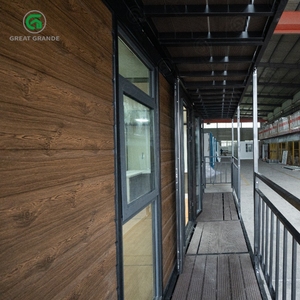 现代预制2层住宅豪华模块化钢别墅，带浴室预制预制住宅，用于居住办公住宿 - Product Image 3