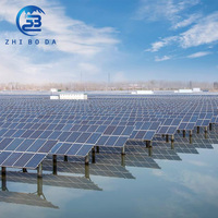 Système de montage de pêche solaire de conception personnalisée Offre Spéciale l'intégration PV de lumière de pêche durable complémentaire photovoltaïque