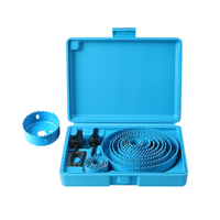 Kit de 5, 8 ou 13 pièces de scie cloche bi-métallique pour le travail du bois avec forets centraux HSS pour la menuiserie, le bois et le placoplâtre