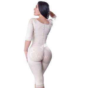 Faja Moldeadora <span class=keywords><strong>de</strong></span> Alta Compresión con Orificios para Sujetador y Mangas, Postparto, Una Pieza - Product Image 2