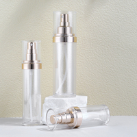 20ml 30ml 50ml 80ml 100ml Vaporisateur de pompe en plastique personnalisé vide corps visage cosmétique rond fine brume acrylique atomiseur