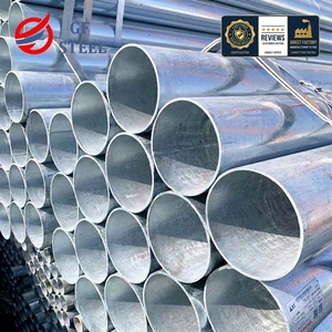 Tuyau en acier ERW galvanisé à chaud ASTM A53 à paroi épaisse pour la construction, service de découpe et de pliage sur mesure, approvisionnement industriel - Product Image 3