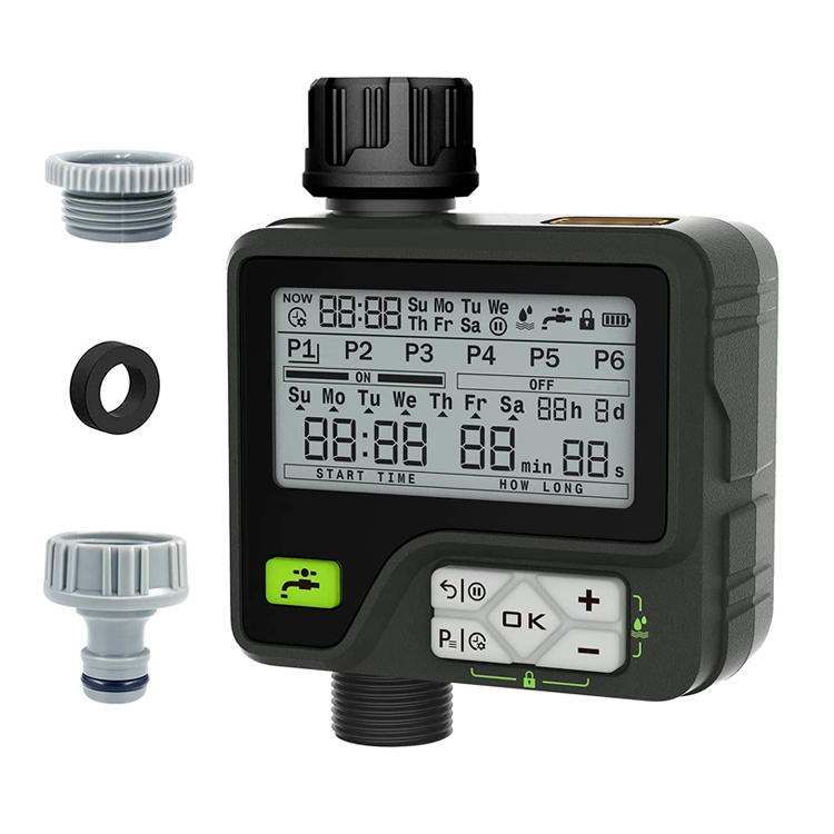 Умный таймер полива сада, контроллер Tuya, Wi-Fi хаб, маленький клапан для шланга, Дождеватель, таймер капельного орошения