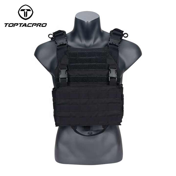 TOPTACPRO Tactical Vest - Durable 500D Cordura Armor