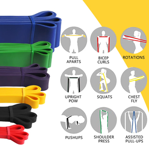 Bande de résistance extensible Durable, sangles de traction robustes, boucles de levage de puissance pour l'entraînement - Product Image 2