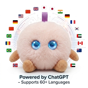 Peluche <span class=keywords><strong>de</strong></span> Felpa Rosa Coral, Compañero Inteligente con IA que Habla en Más <span class=keywords><strong>de</strong></span> 60 Idiomas, para Mayores <span class=keywords><strong>de</strong></span> <span class=keywords><strong>8</strong></span> Años, Carga USB-C, Juguete Educativo <span class=keywords><strong>de</strong></span> Bolsillo, OEM - Product Image 1