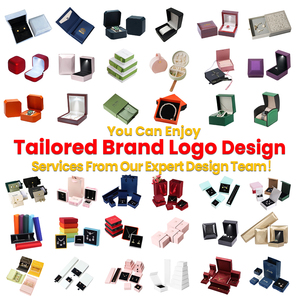 Factory Rectangle Customized Logo Jewelry Drawer Box Eco-friendly Cardboard Logo <b>Printed</b> Jewelry Boxes for Necklaces - Product Image 6