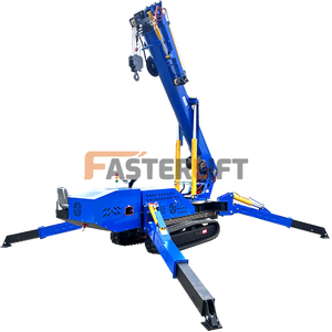 Mini Grúa Araña Eléctrica de Doble Potencia, Grúas Araña Móviles de 10m 15m, Maquinaria para Trabajos en Interiores con Certificado CE EPA EURO5 - Product Image 4