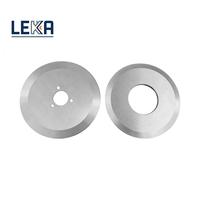 Couteau circulaire à kebab lisse de 90 mm en acier inoxydable personnalisé LEKA, lame de découpe ronde de qualité supérieure