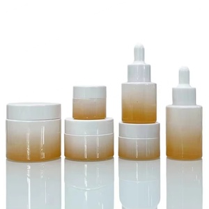 Luxury Essential Oil Packaging 20ml-60ml Cosmetic Eye Gradient Color Serum Glass Dropper Bottle with Screen Printed <b>Box</b> - Product Image 1