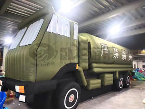 كبير قابل للنفخ الكرتون PVC سيارة قابلة للنفخ لون مخصص شاحنة نموذج سيارة قابلة للنفخ للبيع - Product Image 2